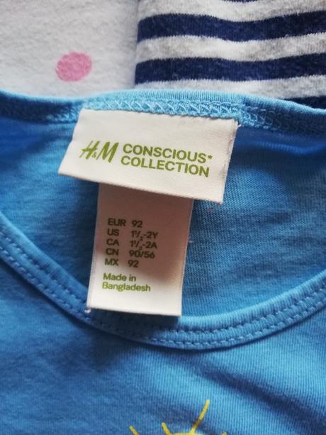 2ks tielka next + tricko hm, h&m,92