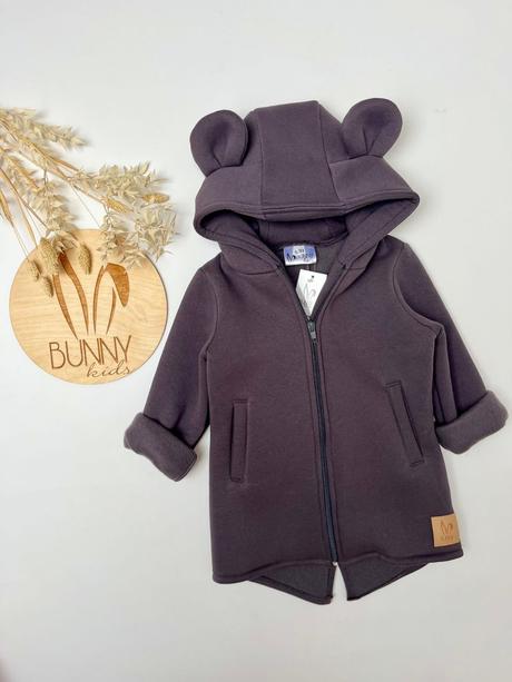 Zateplené mikiny s uškami, active,80 - 134