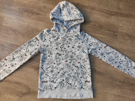 Mikina s motívom vianoc,veľ .158/164, 12-14r., h&m,158