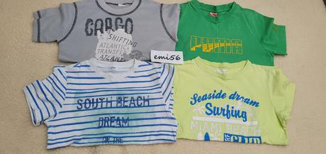 Tričká s kr. ruk. 4x, 140