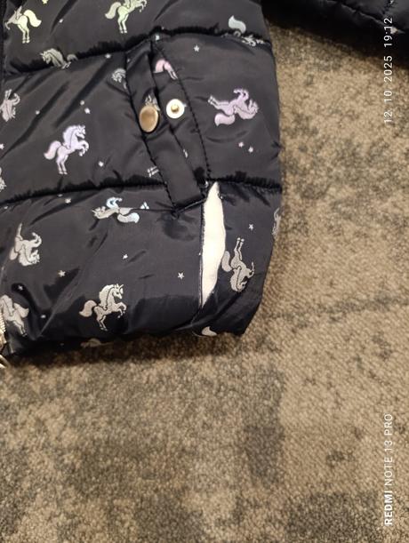 Dievčenská zimná bunda h&m, h&m,122