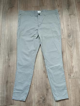Sivé nohavice, h&m,38