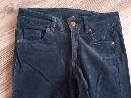 Menžestrové nohavice, h&m,34