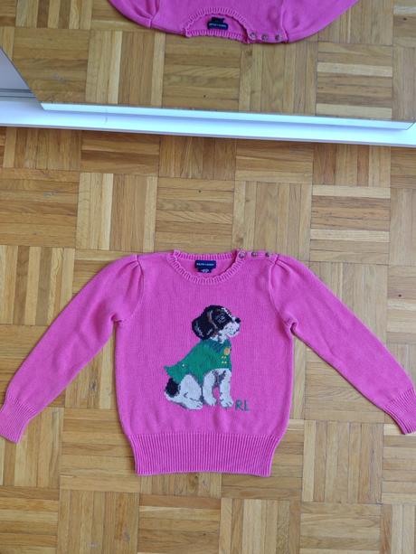 Ralph lauren originál dievčensky sveter 6r, ralph lauren,122
