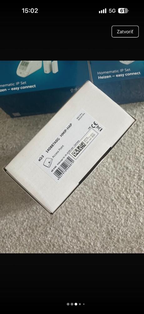 Smart home sada homematic ip 4x vykurovací set a a,