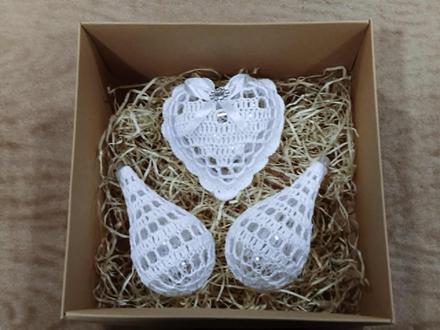 Vianočné ozdoby 26 - darčeková sadá,