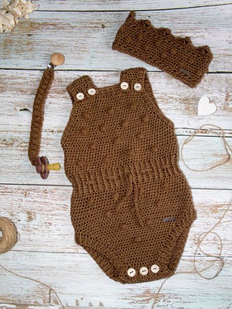 Detské háčkované body, čepiec, čelenky, korunky, 80 / 86 / 92