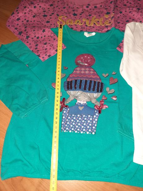 Tričká 3ks 110/116, palomino,110