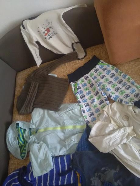 Mix oblečenia86-92 dodám ponožky čiapky, 86–98