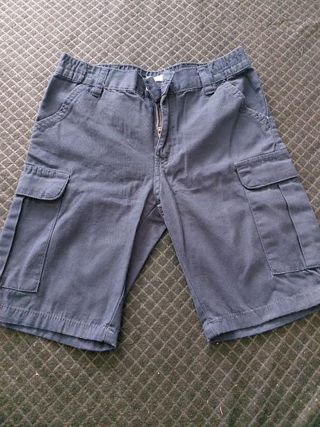 Tmavomodre kapsačové kraťasy, boys,134