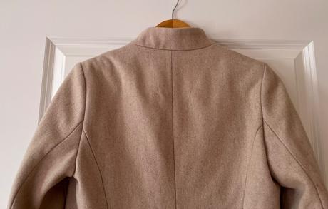 Béžový vlnený kabát, reserved, xs/34, reserved,xs