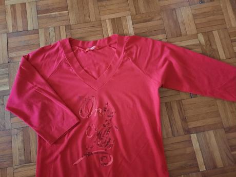 Dámske červené tričko/ top, m