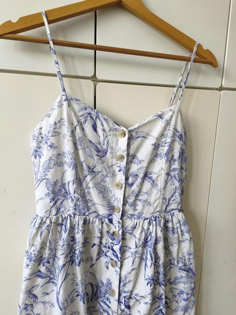 Ľanové šaty 36/38, h&m,38