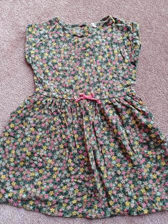 Kvietkované šaty, h&m,98