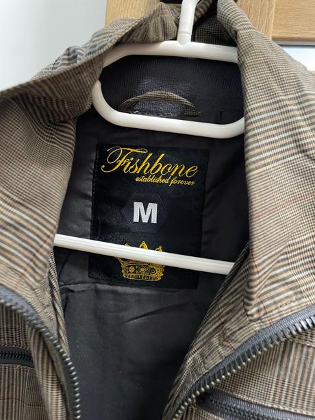 Hnedosivá bunda, fishbone,m