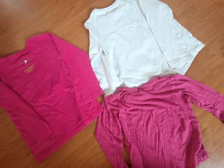 Balík tričiek s dlhým rukavom, 104–116