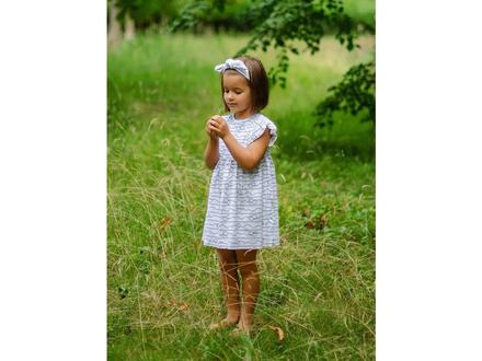 Dievčenské šaty s čelenkou mirka značky nicol, 86 / 92 / 110