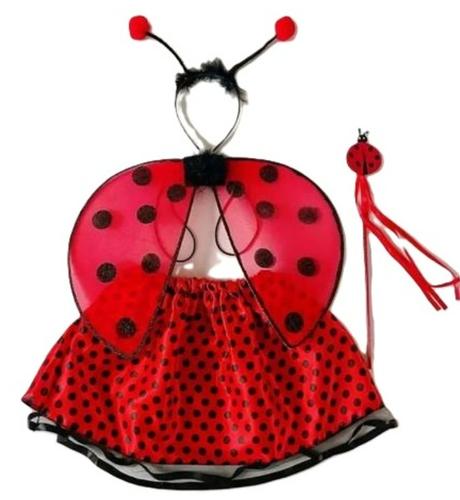 Kostým lienka set nový tutu sukňa + doplnky, 