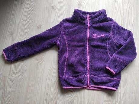 Fialová fleesova mikina, lupilu,104
