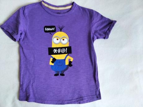 Fialové tričko mimoni, reserved,134