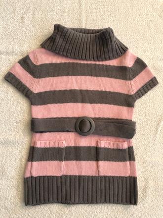 Úpletový predĺžený svetrík/tunika, palomino,104