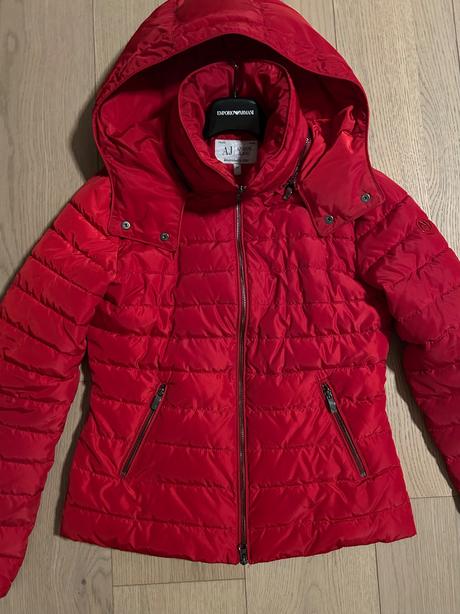 Armani bunda m červená originál, armani,m