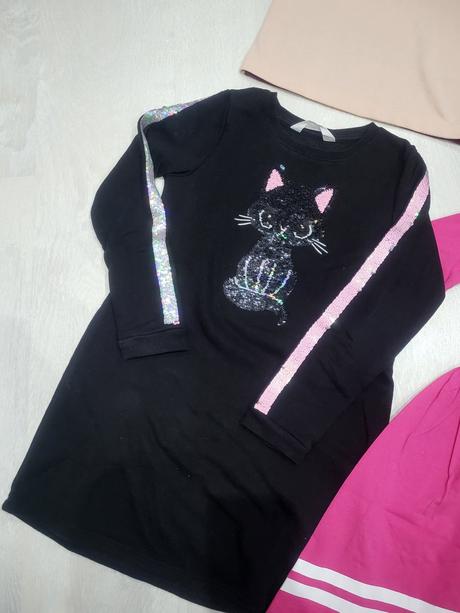 Saty s dlhym rukavom, balik 7 ks, 122