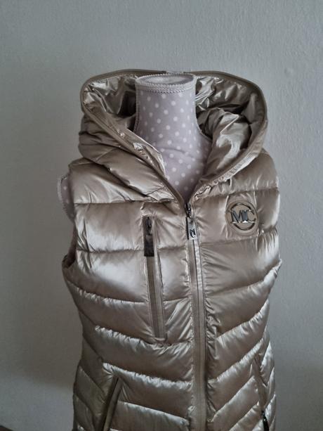 Krémovo- zlatá prešívaná vesta mayo chix 40, mayo chix,40