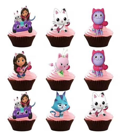 Tortový zápich gabby 01 (24ks) - skladom, tz-273, 