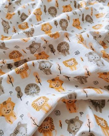 Bavlnená tetra plienka s potlačou, zn. prem,