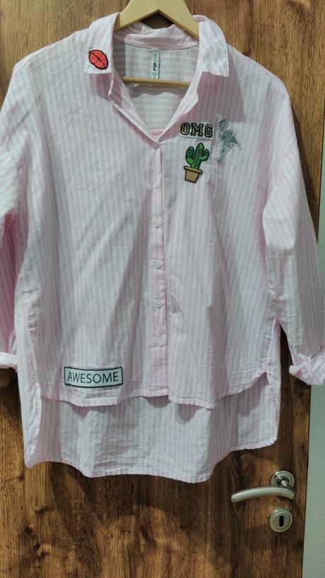 Košeľa oversize s/m/l, fishbone,m