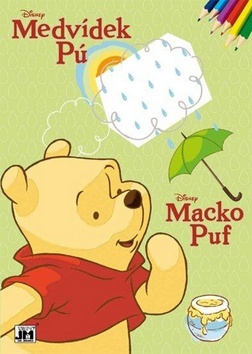 Vymaľovanka a4/ macko puf,