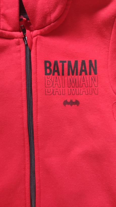 Zateplená mikina batman, top stav, george,104