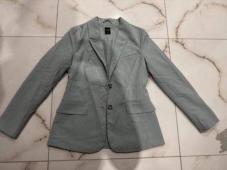 Bledomodré dámske sako, sinsay,s