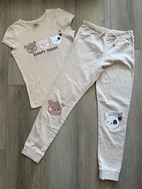 Pyžamko pepco macík 3-kombinácia 122/128, pepco,122