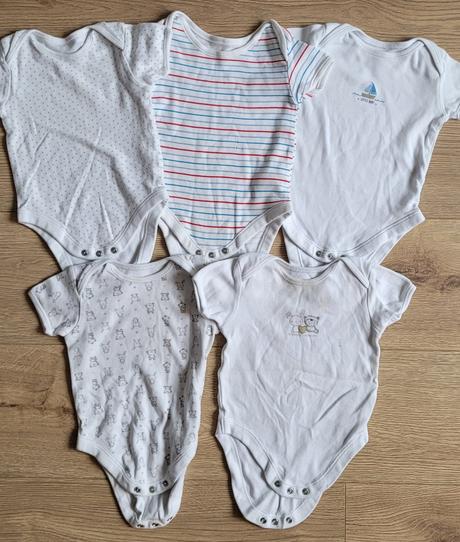 Body s krátkym rukávom 5ks, george,74