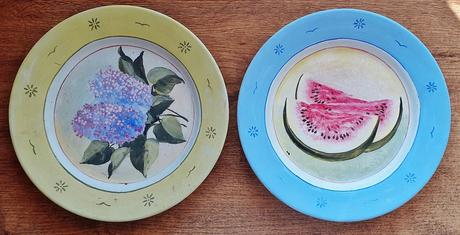 Amatérsky maľované taniere, 