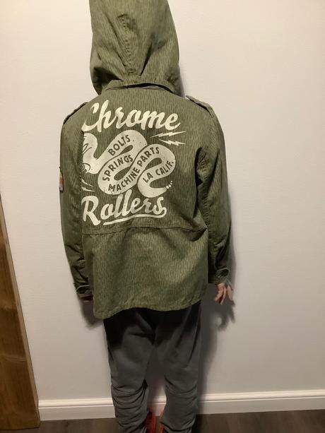 H&m detska jarna vojenska bunda 134, h&m,134