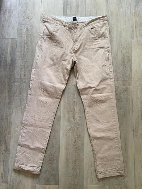 Pánske béžové nohavice tribord, tribord,l
