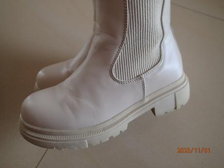 Béžové zimné čižmy, nelli blu,33