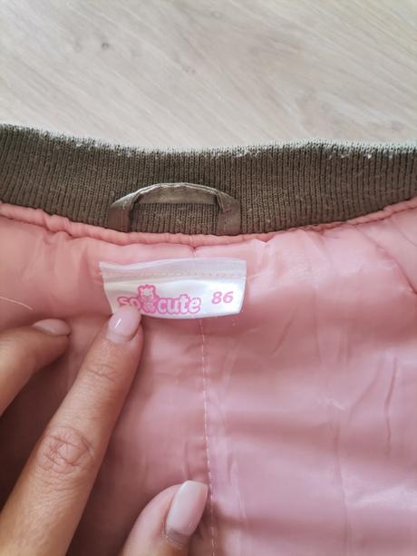 Dievčenska zelená bunda bombera, pepco,86