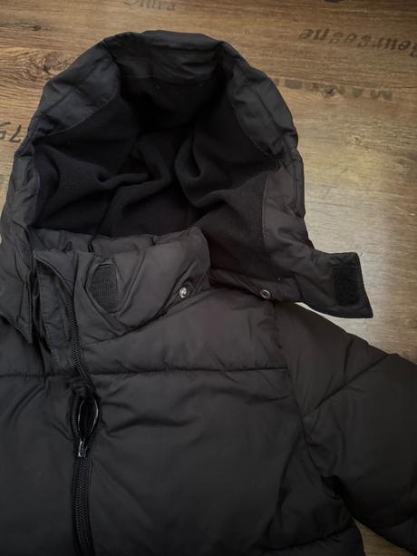 Čierna prešívaná bunda h&m 10-11r., h&m,146
