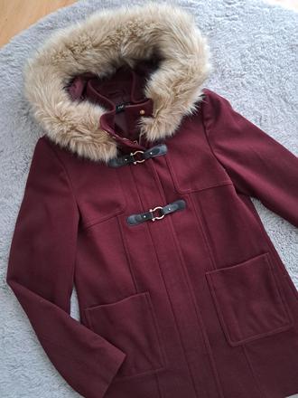 Prekrásny kabat od zn. fred&flo, farba tejto jesen, 34