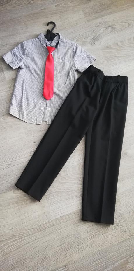 Košeľa + nohavice + kravata, 116