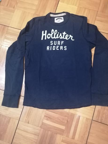 Pánska tmavomodrá mikina, hollister,l