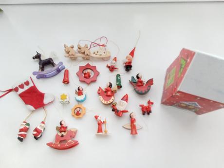 Retro drevené ozdoby,