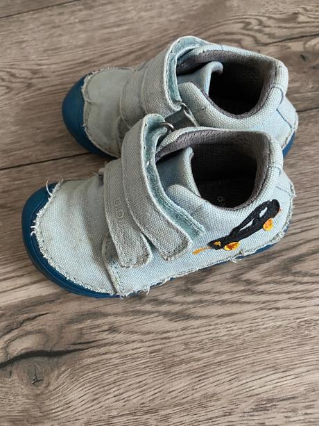 Barefoot plátenky d.d. step sky blue, d.d.step,23