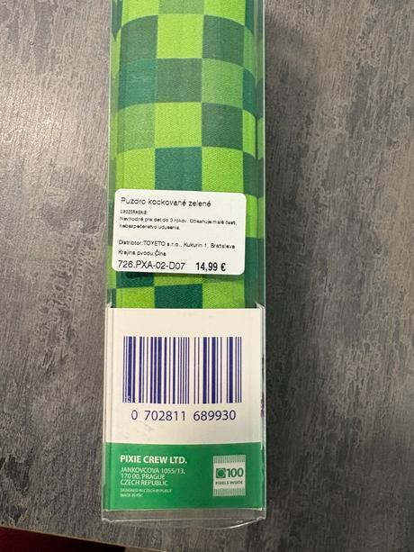 Pixie crew peračnik minecraft s pixlami, 