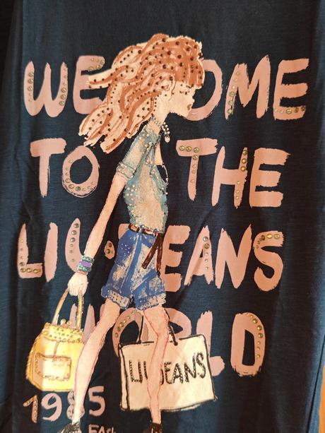 Liu jo original dlhsie štýlové tričko m, liu jo,m