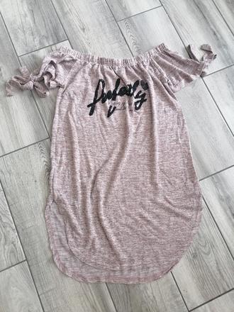 Dlhšie tričko s maslickami - l, l